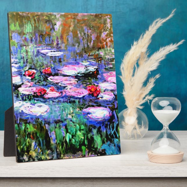 Monet - Los Nenufares (waterlilies) Plaque (Side)