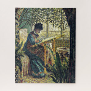 Monet - Madame Monet Embroidering Jigsaw Puzzle