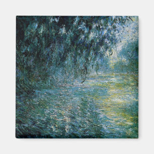 Monet - Morning on the Seine in the Rain Magnet