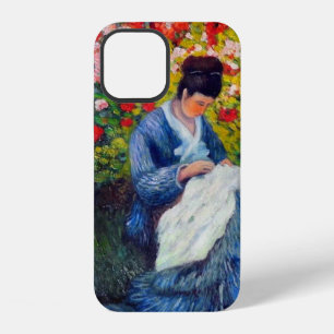Monet Mother and Child in Garden iPhone 12 Case