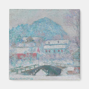 Monet - Norway, Sandviken Village in the Snow Magnet