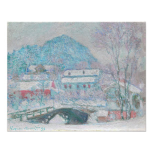 Monet - Norway, Sandviken Village in the Snow Photo Print
