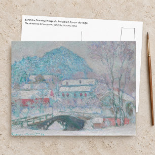 Monet - Norway, Sandviken Village in the Snow Postcard