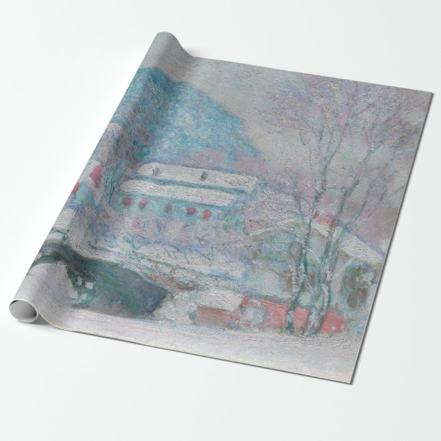 Monet - Norway, Sandviken Village in the Snow Wrapping Paper (Unrolled)
