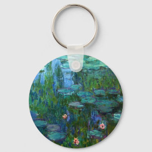 Monet Nympheas Water Lilies Key Chain