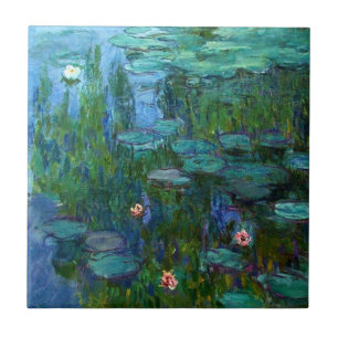 Monet Nympheas Water Lilies Tile