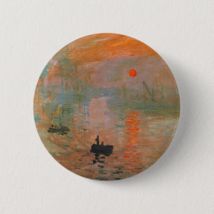 Monet Painting 6 Cm Round Badge