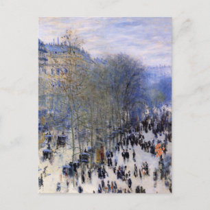 Monet Painting Postcard