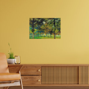 Monet painting, The Allee du Champ de Foire, Poster