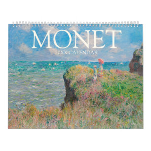Monet Paintings Collection Calendar