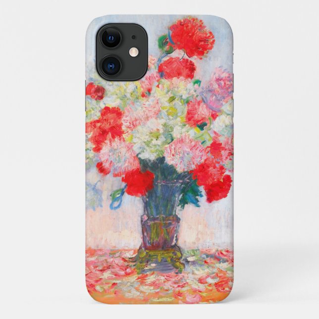 Monet Peonies Case-Mate iPhone Case (Back)
