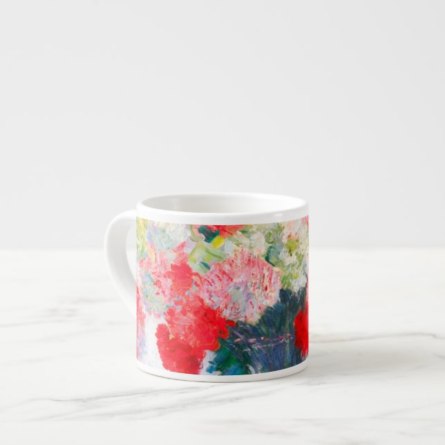Monet Peonies Espresso Cup (Front Left)