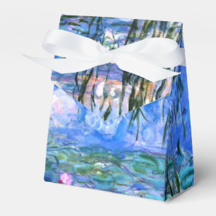 Monet Pink Water Lilies  Favour Box