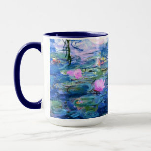 Monet Pink Water Lilies Mug