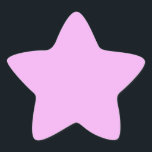 Monet Pinkish-Purple solid colour Star Sticker<br><div class="desc">Water Lilies,  1919 famous painting by Claude Monet,  with colour coordinated solid colours pinkish-purple and Monet blue,  ready to mix and match.</div>
