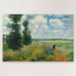 Monet - Poppy Field, Argenteuil Jigsaw Puzzle<br><div class="desc">Poppy Field,  Argenteuil - fine art painting by French Impressionist artist Claude Monet</div>