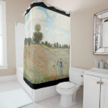 Monet Poppy Field Wildflower Flower Shower Curtain<br><div class="desc">Gorgeous    vintage   fine art painting    by Claude Monet of  Poppy Field is on this Shower Curtain.   Image is public domain due to expired copyright.</div>