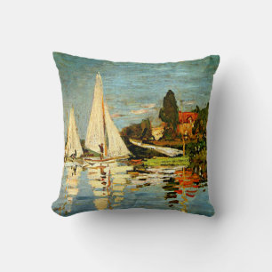 Monet - Regatta at Argenteuil, Cushion