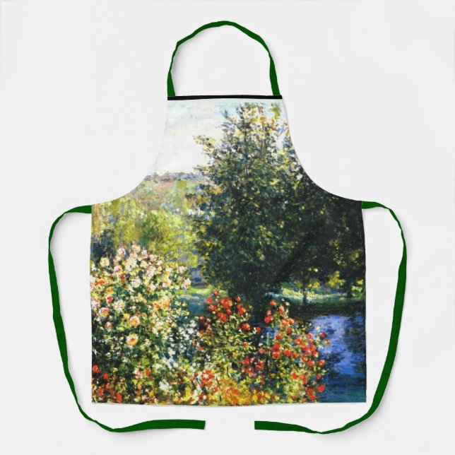 Monet - Roses in the Garden at Montgeron,  Apron (Front)