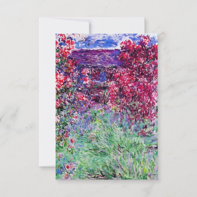 Monet Roses Invitations (Front)