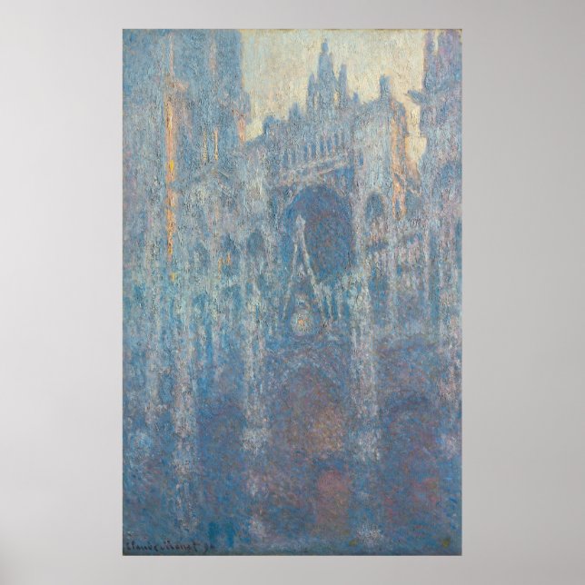 Monet, Rouen Cathedral, the Portal Poster (Front)