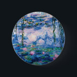 Monet’s Water Lilies 6 Cm Round Badge<br><div class="desc">Monet’s Water Lilies. 
Please visit my store for more interesting design and more colour choice => zazzle.com/iwheels*</div>