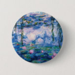 Monet’s Water Lilies 6 Cm Round Badge<br><div class="desc">Monet’s Water Lilies. 
Please visit my store for more interesting design and more colour choice => zazzle.com/iwheels*</div>