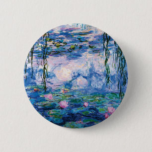 Monet’s Water Lilies 6 Cm Round Badge