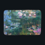 Monet’s Water Lilies Bath Mat<br><div class="desc">Monet’s Water Lilies.  
Please visit my store for more interesting design and more color choice => zazzle.com/iwheels*</div>