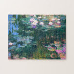 Monet’s Water Lilies Jigsaw Puzzle<br><div class="desc">Please visit my store for more interesting design and more colour choice.
=> zazzle.com/iwheels*</div>
