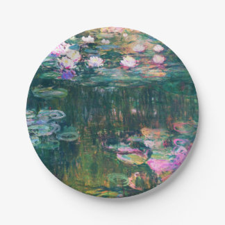 Monet’s Water Lilies Paper Plate