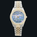 Monet’s Water Lilies  Watch<br><div class="desc">Monet’s Water Lilies. Please visit my store for more interesting design and more colour choice. => zazzle.com/iwheels*</div>