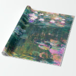 Monet’s Water Lilies  Wrapping Paper<br><div class="desc">Monet’s Water Lilies.  
Please visit my store for more interesting design and more colour choice => zazzle.com/iwheels*</div>