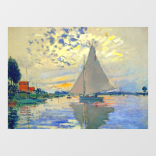 Monet Sailboat at Le Petit-Gennevilliers