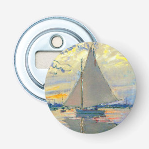 Monet Sailboat at Le Petit-Gennevilliers Bottle Opener