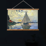 Monet - Sailboat at le Petit Gennevilliers Hanging Tapestry<br><div class="desc">Claude Monet's famous painting,  Sailboat at le Petit Gennevilliers.</div>