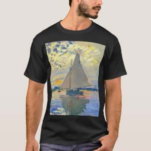 Monet Sailboat at Le Petit-Gennevilliers T-Shirt