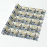 Monet - Sailboat at Le Petit-Gennevilliers Wrapping Paper<br><div class="desc">Claude Monet painting,  Sailboat at Le Petit-Gennevilliers,  wrapping paper.</div>