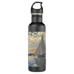 Monet Sailboat French Impressionism Classic Art 710 Ml Water Bottle