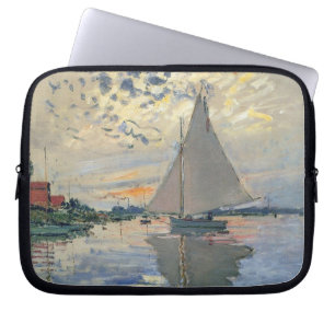 Monet Sailboat French Impressionism Classic Art Laptop Sleeve