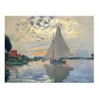 Monet Sailboat French Impressionism Classic Art