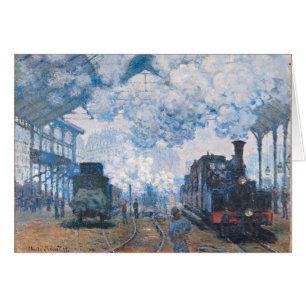 Monet - Saint-Lazare Station, Arrival of Train