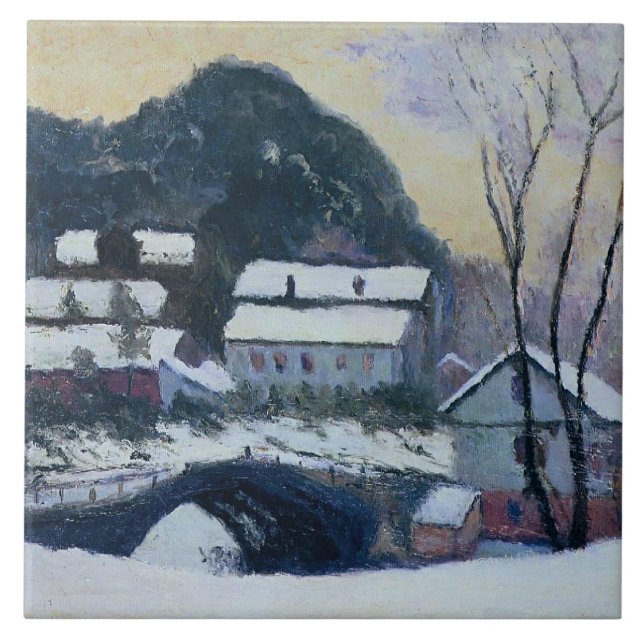 Monet - Sandviken, Norway Ceramic Tile (Front)