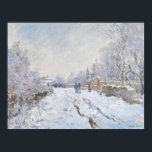 Monet  Snow Scene at Argenteuil Poster<br><div class="desc">Claude Monet's Snow Scene  at Argenteuil Poster</div>