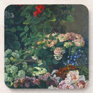 Monet Spring Flowers Coaster