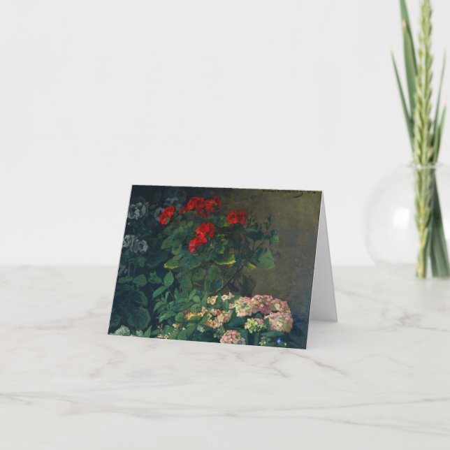 Monet Spring Flowers Invitation (Front)
