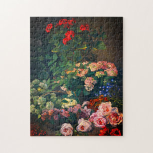 Monet Spring Flowers Jigsaw Puzzle
