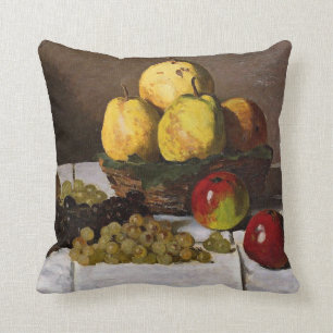 Monet - Still Life with Pears and Grapes Cushion