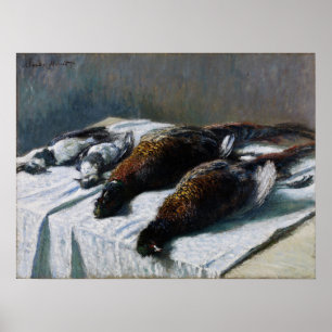 Monet - Still Life With Pheasants and Plovers Poster