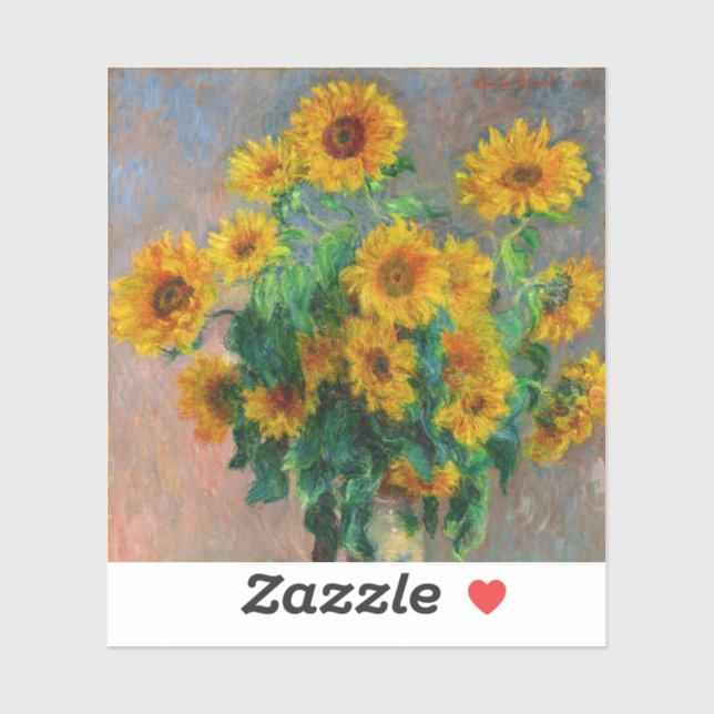 Monet Sunflowers (Sheet)